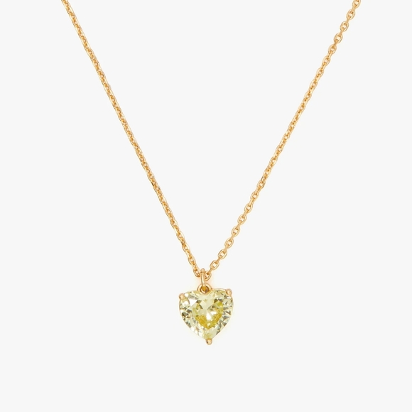 My Love August Heart Pendant- Peridot - Picture 2 of 5